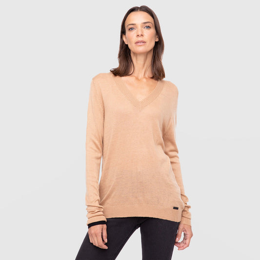 WOMEN'S SWEATER SOLID LINE