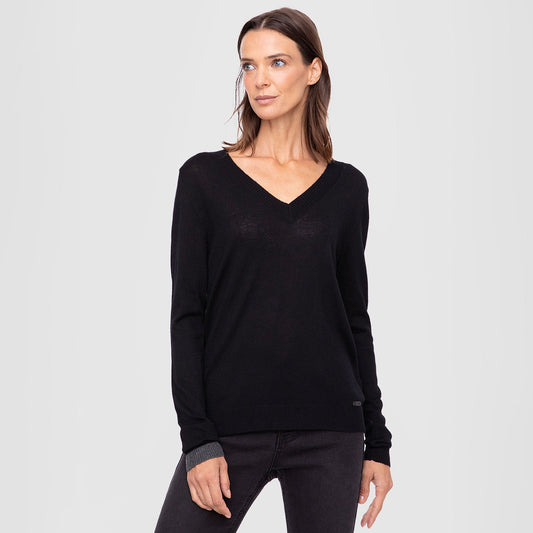 WOMEN'S SWEATER SOLID LINE