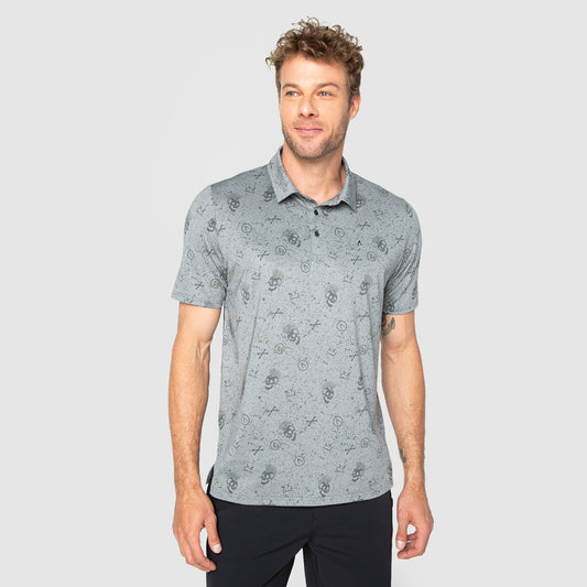 SPANDEX GOLF SKULLS T-SHIRT