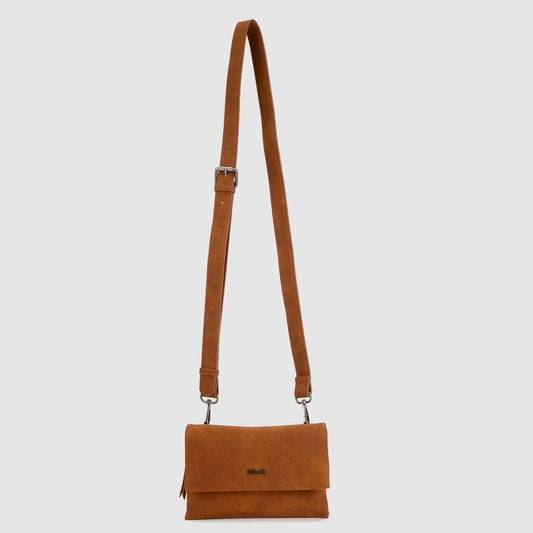 CARTERA SUEDE CAMEL