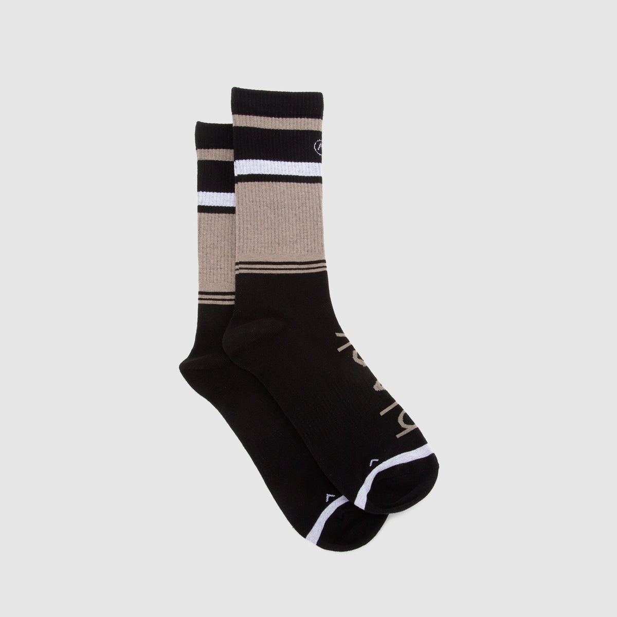 CALCETIN LOGO BEIGE