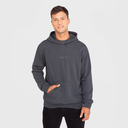 POLERON HODDIE BLACK IN BLACK