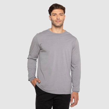 POLERA MANGA LARGA GARMENT DYE